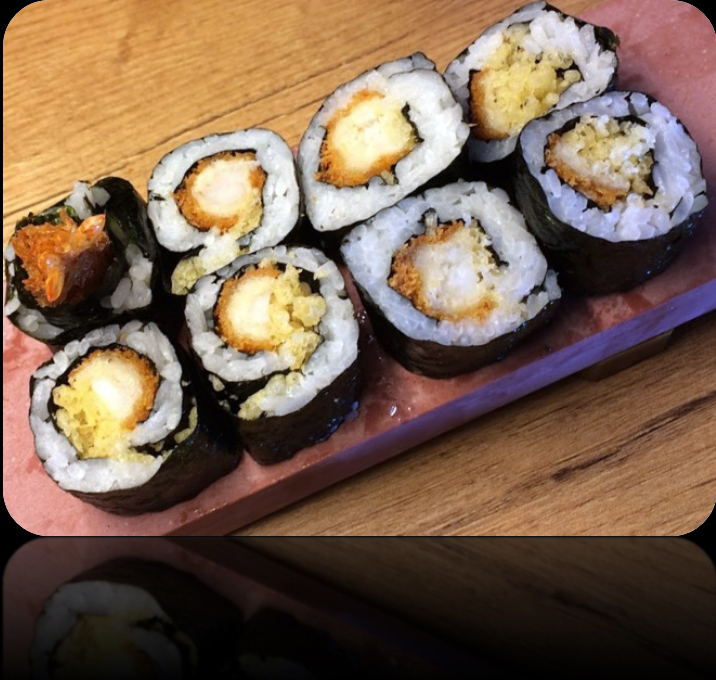 Hosomaki Kleine dunne opgerolde sushi, 8 stuks per portie